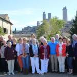 Dunkeld and St Andrews and Edinburgh Pilgrims at San Gimignano - October 2015
