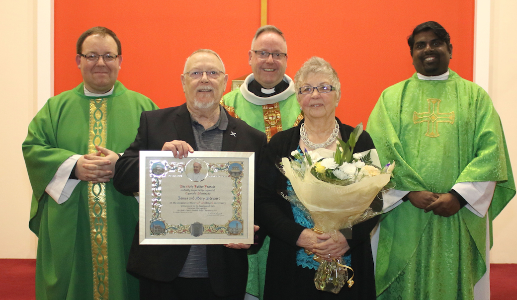 Golden Wedding at St Bride’s