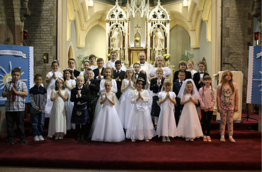 First Communion, St Mary’s Lochee