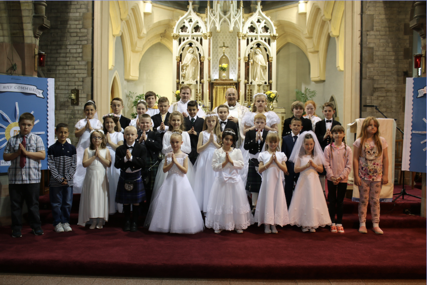 First Communion, St Mary’s Lochee