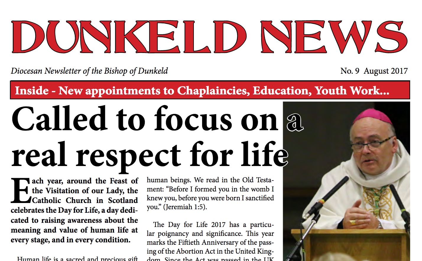 Dunkeld News – August 2017