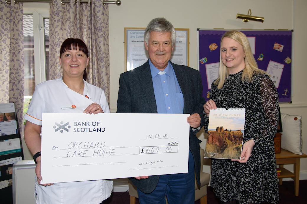 Fr Freyne’s photos raise £600 for the Orchard Care Home