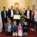 Sid Grant receives Benemerenti Medal