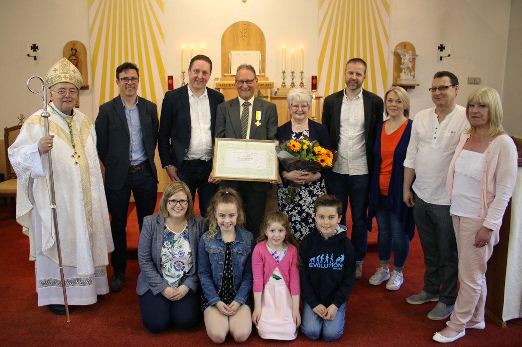 Sid Grant receives Benemerenti Medal