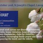 Holy Hour for Religious Communities in our diocese