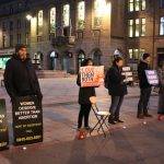Silent Vigil in Dundee City Square