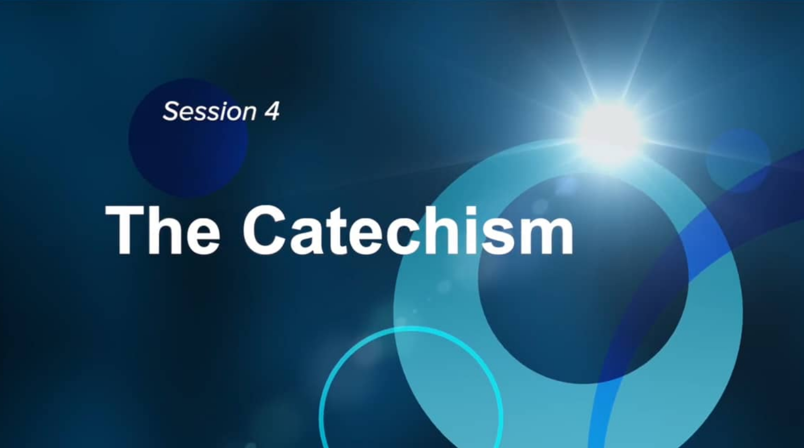 Formation for Catechists – Week 4 – The Catechism