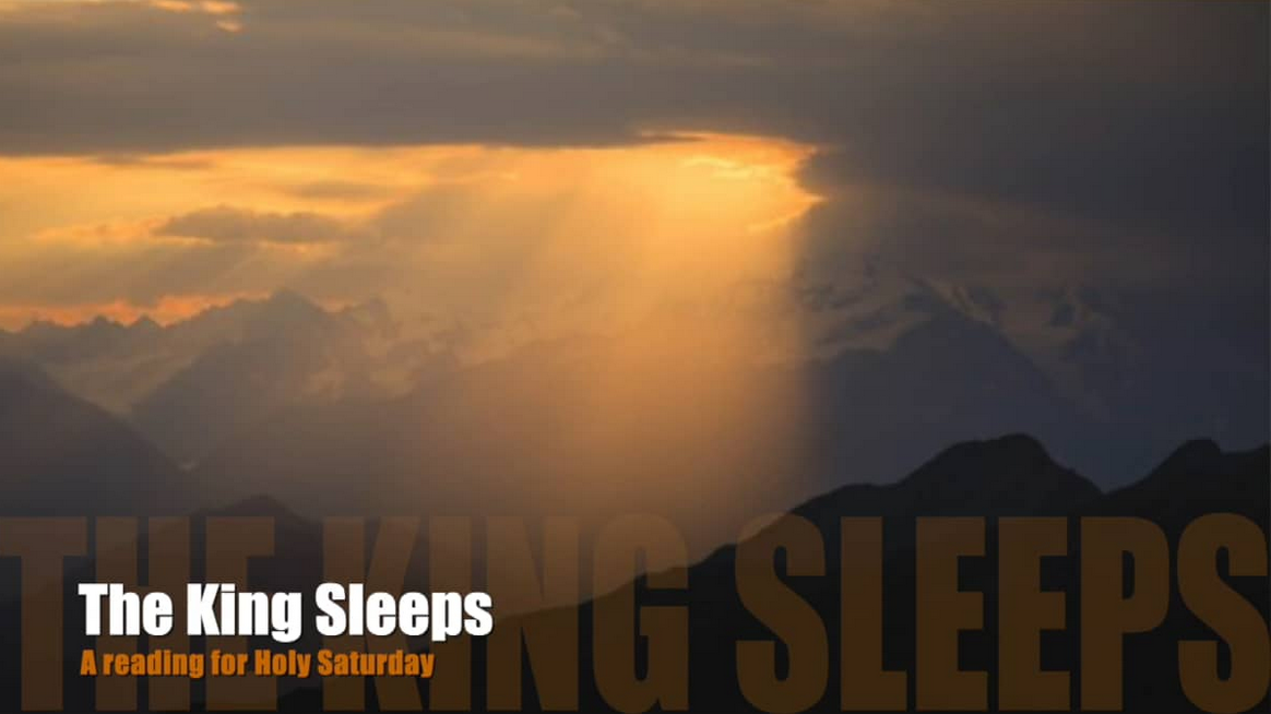 A Reading for Holy Saturday