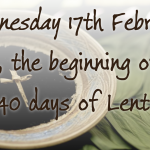 Starting our journey through Lent