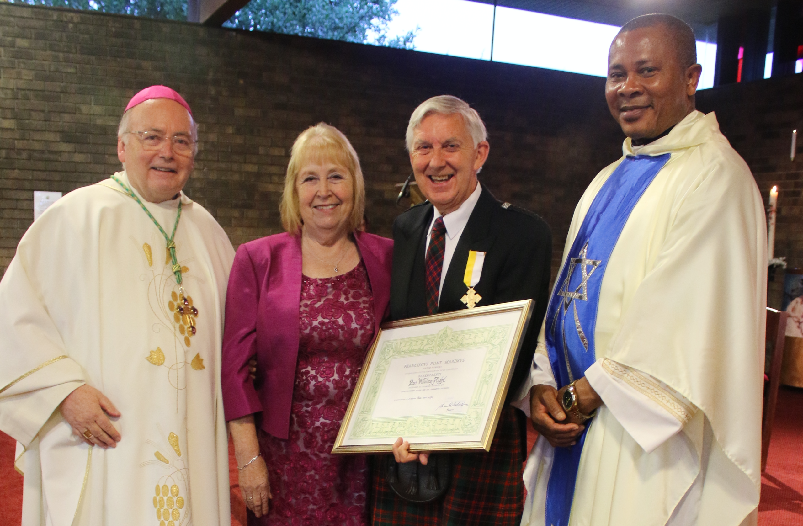 Bene Merenti Medal for Bill Flight