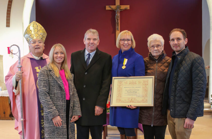 Fiona McLagan – Papal Medal for services to Catholic Education
