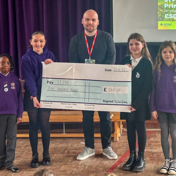 St Pius X Mini Vinnies raise £500 for SCIAF