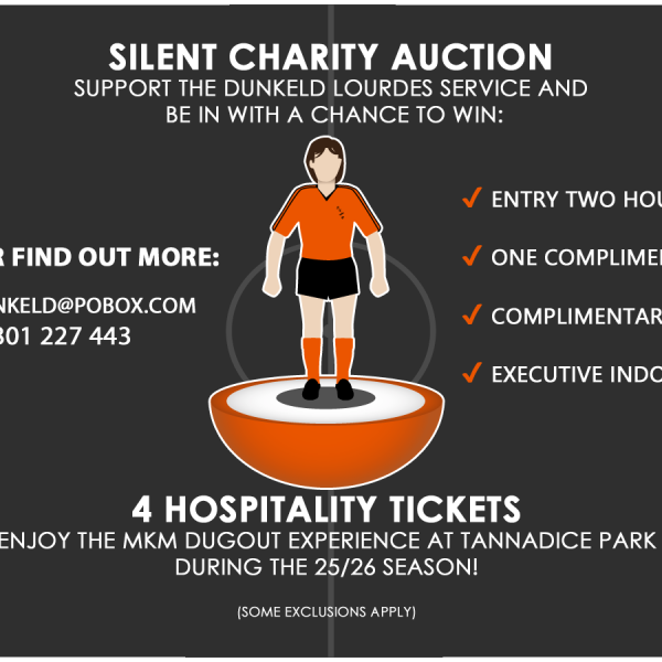 Charity auction for Lourdes