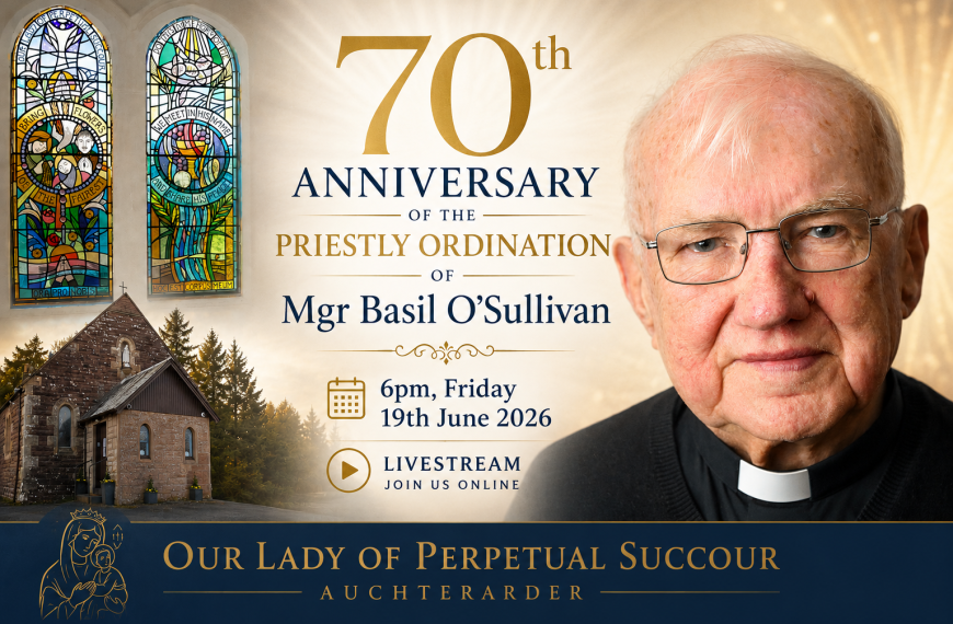 70th anniversary of the priestly ordination of Monsignor Basil O’Sullivan
