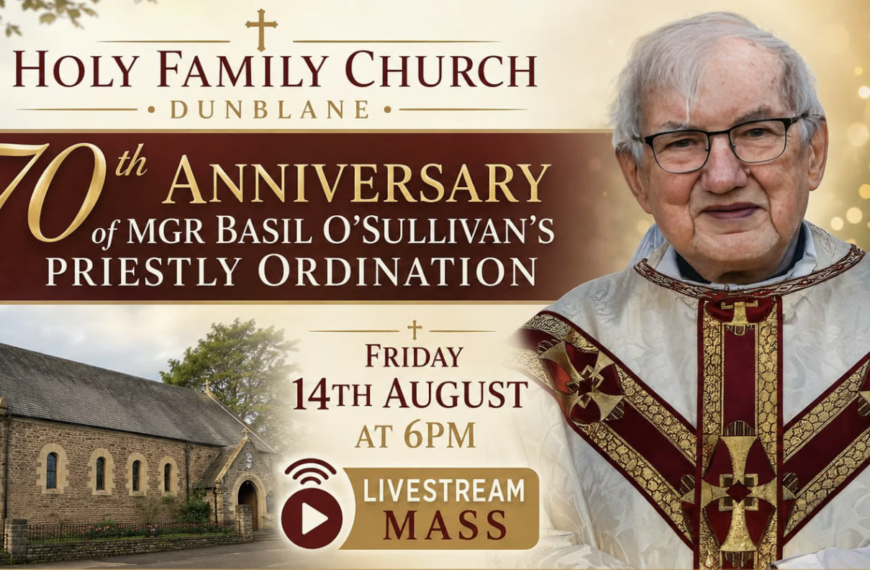 “Because We Love You”: Parish Honours Mgr Basil’s 70 Years of Priesthood
