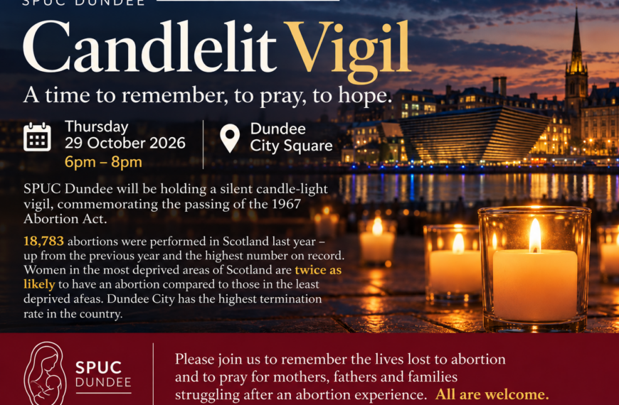 SPUC Dundee to hold Candlelit Vigil